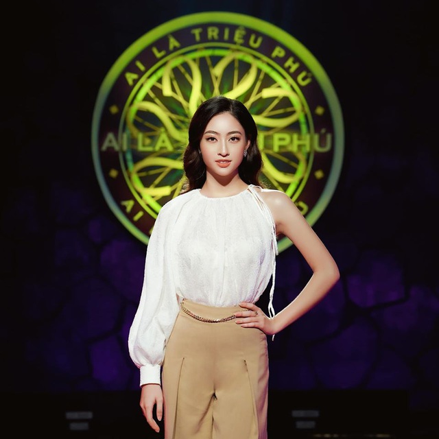 Hoa hậu Lương Thùy Linh băng băng vượt qua loạt câu hỏi của Ai là triệu phú - Ảnh 1.