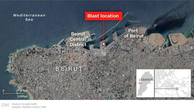 Vụ nổ tại Lebanon, chiến dịch cứu nạn vẫn đang được tiến hành - Ảnh 1.