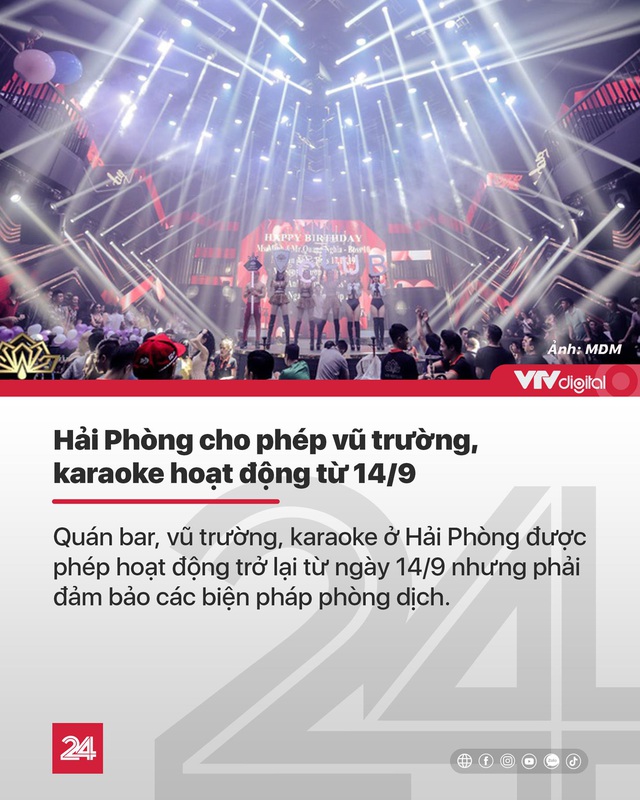Tin nóng đầu ngày 12/9: Bay quốc tế, vũ trường, karaoke dần trở lại bình thường - Ảnh 3.