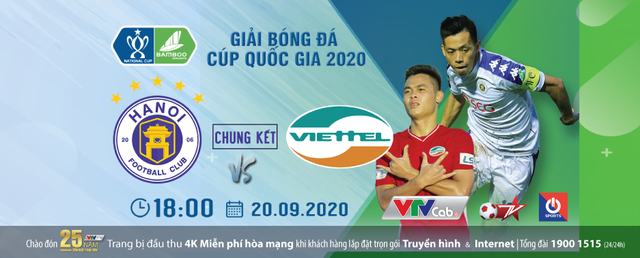 Xem trực tiếp Chung kết Cúp quốc gia 2020  duy nhất trên VTVcab - Ảnh 1.