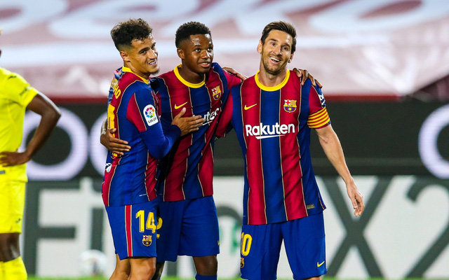 Barcelona 4-0 Villarreal: Ansu Fati rực sáng, Barca khởi đầu ấn tượng! - Ảnh 3.