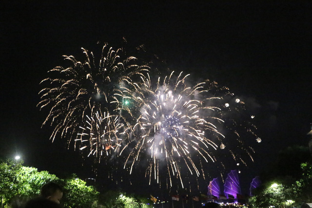 TP Hồ Chí Minh: Pháo hoa rực sáng chào đón năm mới 2021 - Ảnh 3.