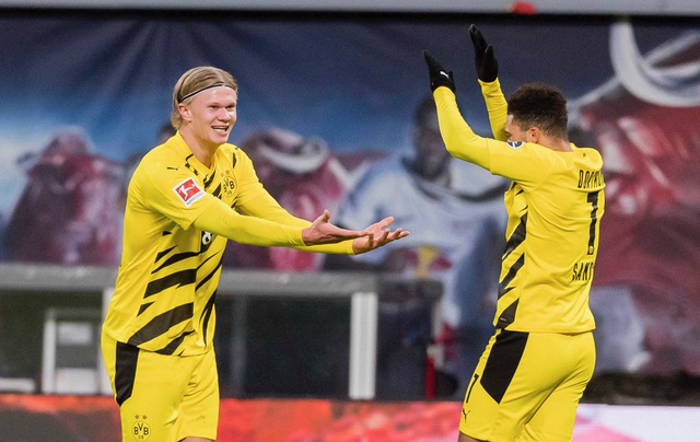 Leipzig 1-3 Dortmund: Haaland toả sáng, Dortmund thắng ấn tượng (Vòng 15 Bundesliga) - Ảnh 1.