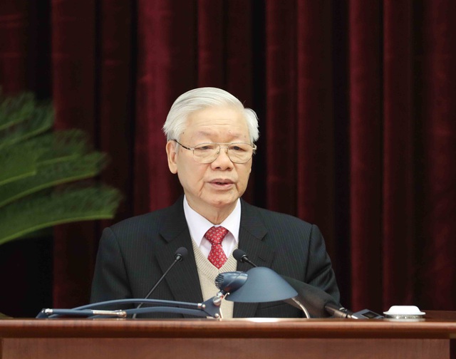 ẢNH: Tổng Bí thư, Chủ tịch nước Nguyễn Phú Trọng và các đại biểu dự Hội nghị Trung ương 15 - Ảnh 9.