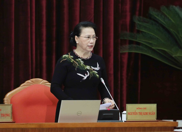 ẢNH: Tổng Bí thư, Chủ tịch nước Nguyễn Phú Trọng và các đại biểu dự Hội nghị Trung ương 15 - Ảnh 6.