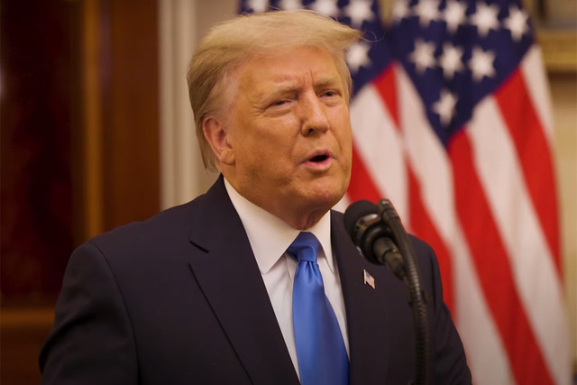 Tổng thống Donald Trump phát biểu chia tay Nhà Trắng, chấm dứt nhiệm kỳ 4 năm - Ảnh 1.