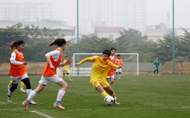 Đội hình trẻ tuyển nữ Quốc gia thắng đậm đội nữ Hà Nội II - Ảnh 3.
