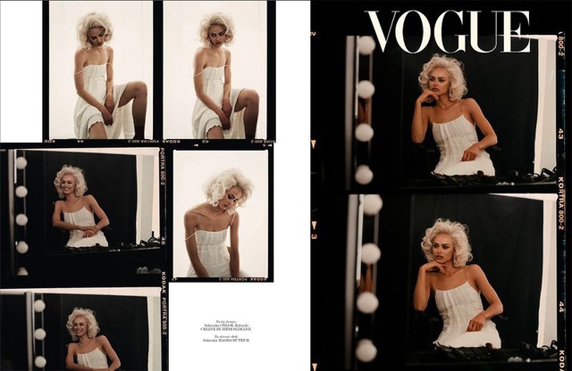 Birgit Kos siêu đẹp và cổ điển trên Vogue Ba Lan - Ảnh 3.