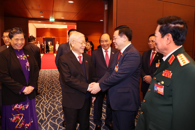 Tổng Bí thư, Chủ tịch nước Nguyễn Phú Trọng dự phiên họp trù bị Đại hội XIII của Đảng - Ảnh 3.