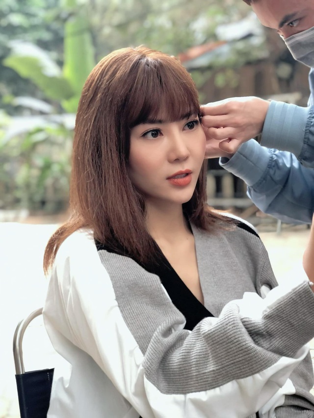 Thanh Hương, Huyền Thạch nhí nhố hậu trường phim Mùa hoa tìm lại - Ảnh 7.