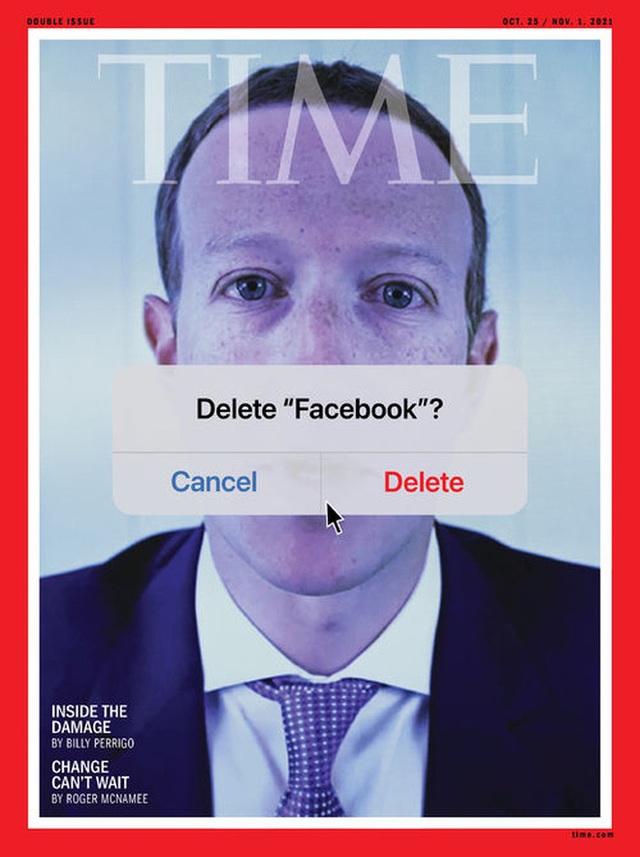 Tạp chí Time gây sốc vì dùng ảnh Mark Zuckerberg để kêu gọi xóa Facebook - Ảnh 1.