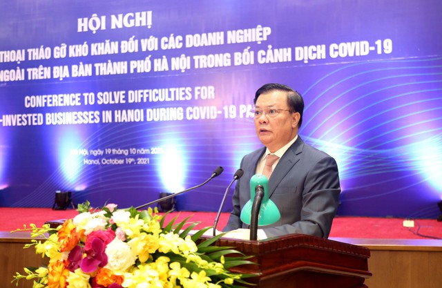 Hà Nội đối thoại tháo gỡ khó khăn cho doanh nghiệp FDI - Ảnh 1.