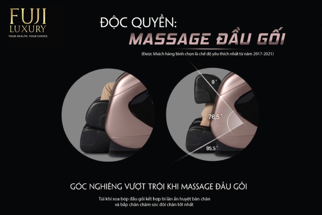 Fuji Luxury trình làng siêu phẩm ghế massage FJ 686 Lux - Xu hướng mới cho ngành công nghệ chăm sóc sức khoẻ 2022 - Ảnh 3.