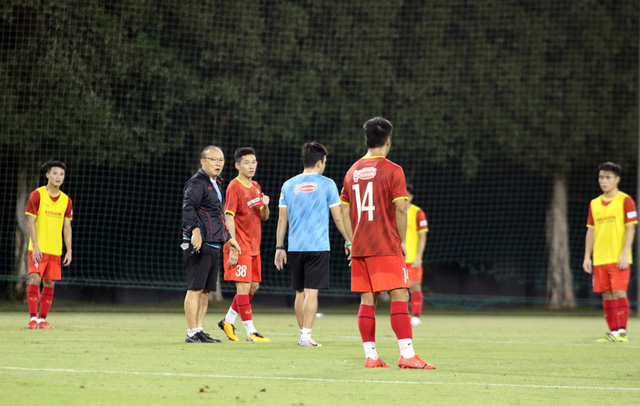 ĐT U23 Việt Nam đẩy cao khối lượng vận động trong buổi tập cuối cùng tại UAE - Ảnh 1.