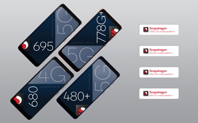 Qualcomm trình làng 4 chip di động mới: Snapdragon 778G Plus 5G, 695 5G, 480 Plus 5G và 680 4G - Ảnh 1.