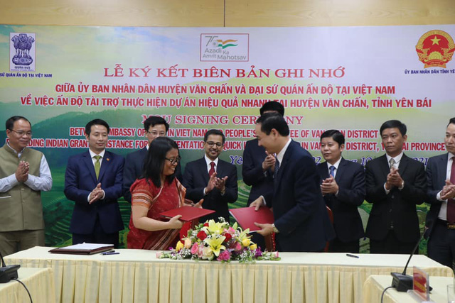 Trồng 125 cây Giáng Hương ở Yên Bái kỷ niệm quan hệ ngoại giao Việt Nam - Ấn Độ - Ảnh 4.