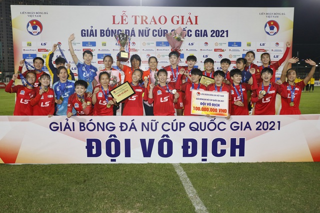 TP Hồ Chí Minh I lần thứ 2 vô địch giải bóng đá Nữ Cúp Quốc gia 2021 - Ảnh 10.