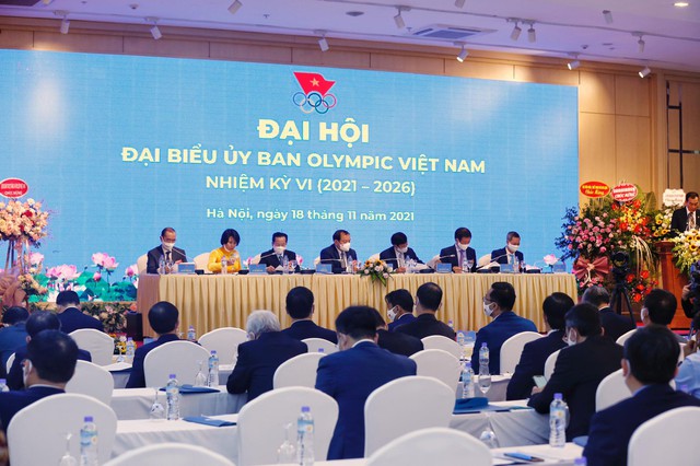 Hôm nay (18/11), Đại hội đại biểu Ủy ban Olympic Việt Nam nhiệm kỳ VI (2021-2026) - Ảnh 1.