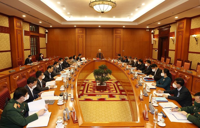 Tổng Bí thư chủ trì họp Thường trực Ban Chỉ đạo Trung ương về phòng, chống tham nhũng, tiêu cực - Ảnh 2.