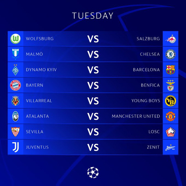 Lịch thi đấu UEFA Champions League đêm nay: Tâm điểm Atalanta - Man Utd - Ảnh 5.
