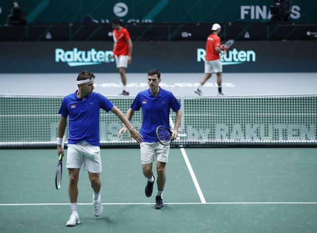 Djokovic giúp ĐT Serbia khởi đầu thuận lợi ở Davis Cup - Ảnh 3.