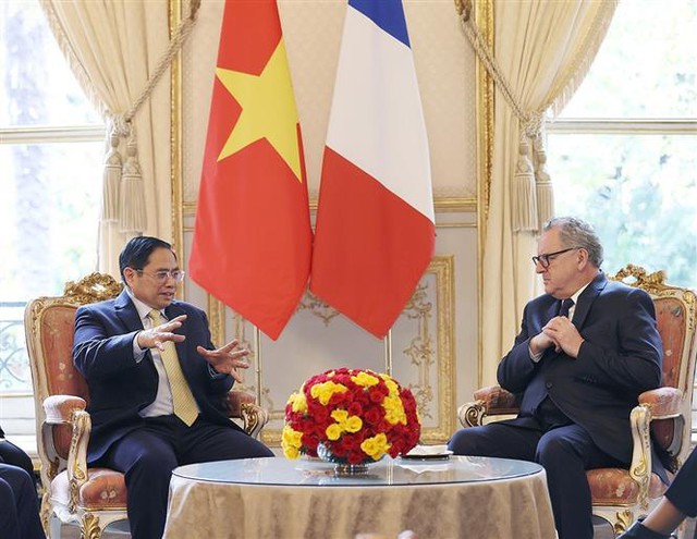 Chủ tịch Quốc hội Pháp: Pháp hết sức coi trọng vị trí, vai trò của Việt Nam trong khu vực - Ảnh 4.