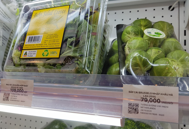 “Sốc” với rau nhập khẩu giá gần 1 triệu đồng/kg - Ảnh 2.