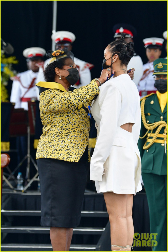 Rihanna được nhận danh hiệu Anh hùng dân tộc của Barbados - Ảnh 3.