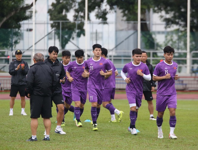 ĐT Việt Nam sẵn sàng cho trận đấu với ĐT Malaysia - Ảnh 1.