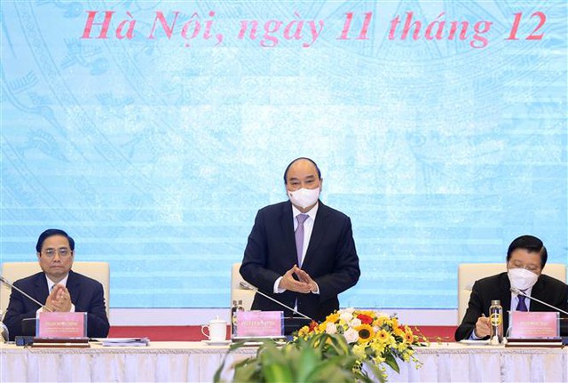 Chủ tịch nước Nguyễn Xuân Phúc chủ trì hội thảo về Nhà nước pháp quyền xã hội chủ nghĩa - Ảnh 1.