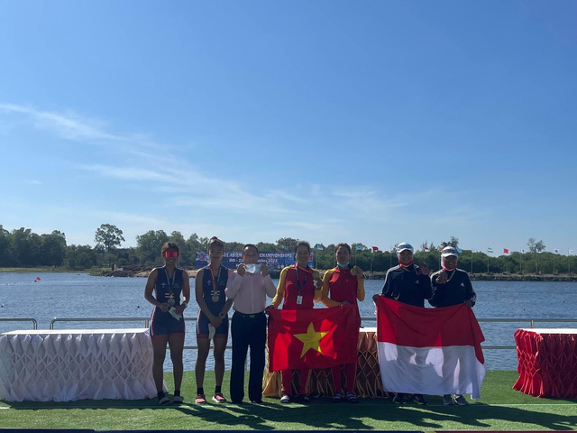ĐT rowing Việt Nam giành 2 HCV tại giải vô địch châu Á - Ảnh 1.