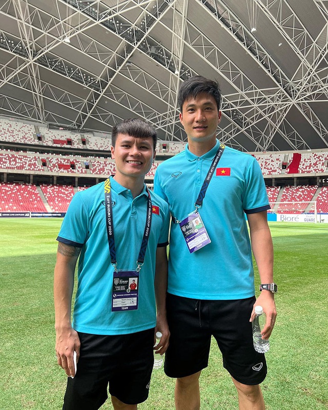 AFF Cup 2020 | ĐT Việt Nam làm quen sân vận động quốc gia Singapore - Ảnh 7.