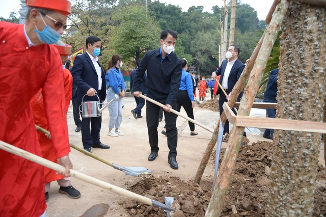 Phát động trồng hơn 1.000 cây mộc miên tại suối Yến, chùa Hương - Ảnh 3.