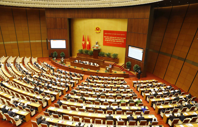 Tổng Bí thư Nguyễn Phú Trọng: Tiếp tục đẩy mạnh hơn nữa công tác xây dựng, chỉnh đốn Đảng - Ảnh 1.