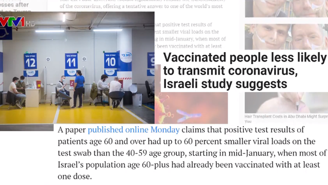 Kết quả tiêm vaccine ngừa COVID-19 đầy hứa hẹn tại Israel - Ảnh 1.
