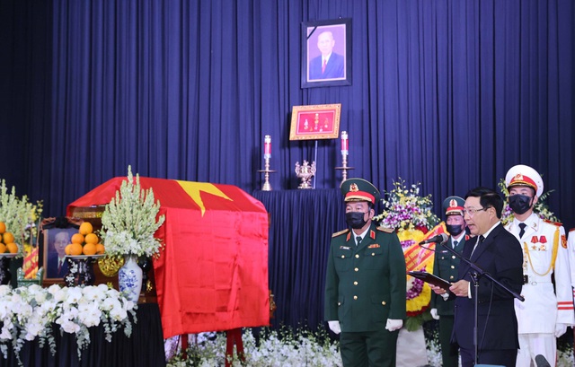 Cử hành trọng thể Lễ truy điệu, Lễ an táng nguyên Phó Thủ tướng Chính phủ Trương Vĩnh Trọng - Ảnh 2.