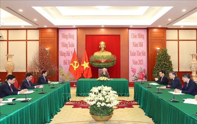 Tổng Bí thư, Chủ tịch nước Nguyễn Phú Trọng điện đàm với Tổng Bí thư, Chủ tịch Trung Quốc Tập Cận Bình - Ảnh 1.
