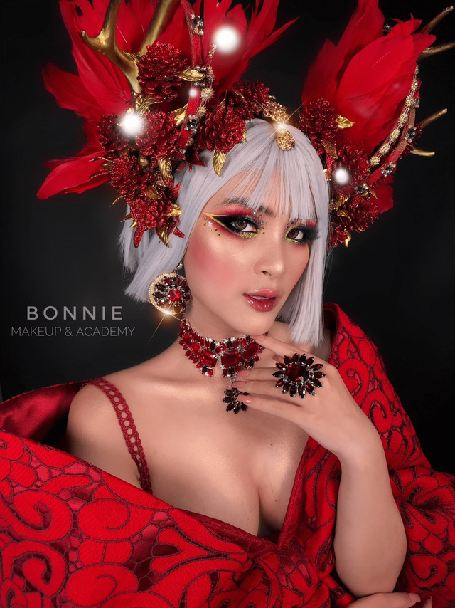 Biến hóa đa dạng với nhiều kiểu make up độc lạ với Hoàng Quyên tại Bonnie Makeup Academy - Ảnh 5.