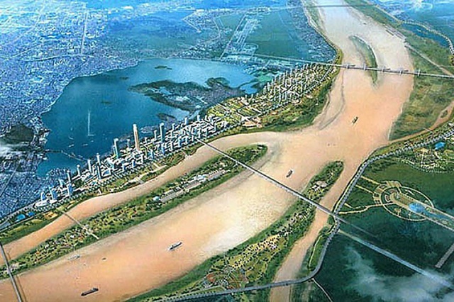 Hà Nội dự kiến phê duyệt quy hoạch phân khu sông Hồng vào tháng 6 - Ảnh 1.