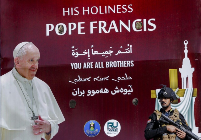 Giáo hoàng Francis kêu gọi chấm dứt bạo lực cực đoan ở Iraq - Ảnh 1.