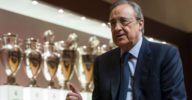 Florentino Perez tái đắc cử Chủ tịch Real Madrid - Ảnh 1.