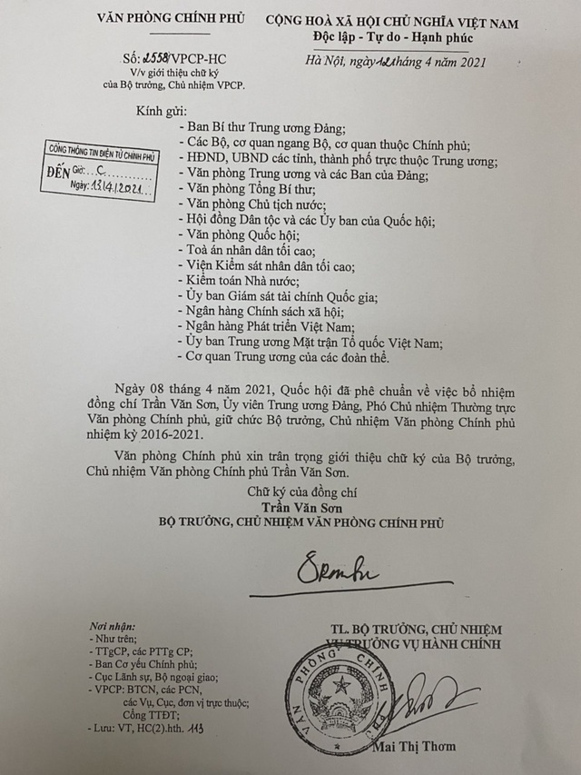 Giới thiệu chữ ký của Thủ tướng Phạm Minh Chính và 2 tân Phó Thủ tướng - Ảnh 4.