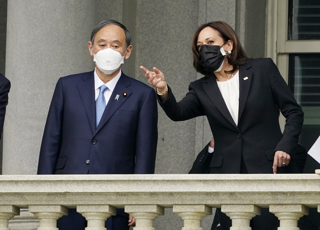 Tổng thống Mỹ Joe Biden tiếp đón Thủ tướng Nhật Bản Suga Yoshihide tại Nhà Trắng - Ảnh 2.