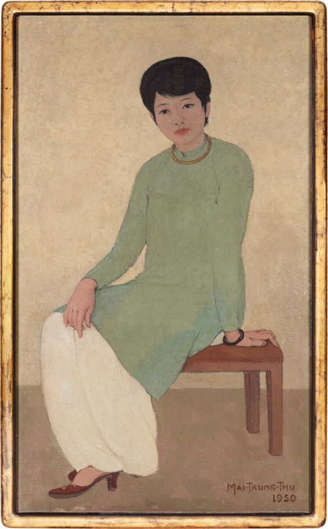 Bức họa Portrait de Mademoiselle Phuong giá 3,1 triệu USD có gì đặc biệt? - Ảnh 1.