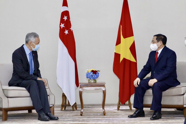 Thủ tướng Chính phủ Phạm Minh Chính hội đàm Thủ tướng Campuchia, Singapore và Malaysia - Ảnh 1.