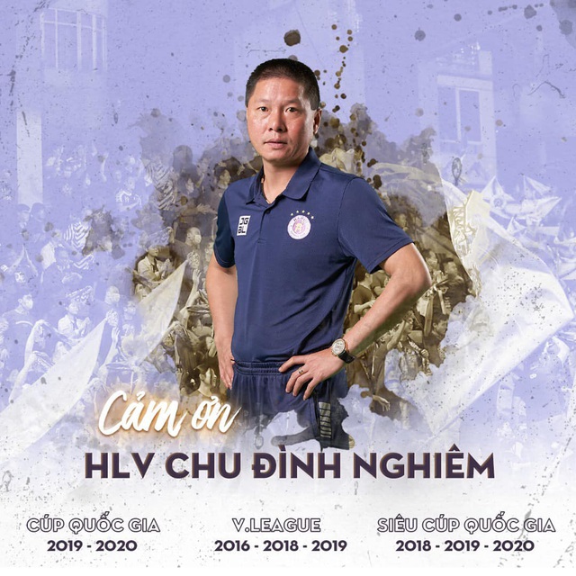 CLB Hà Nội chia tay HLV Chu Đình Nghiêm - Ảnh 1.