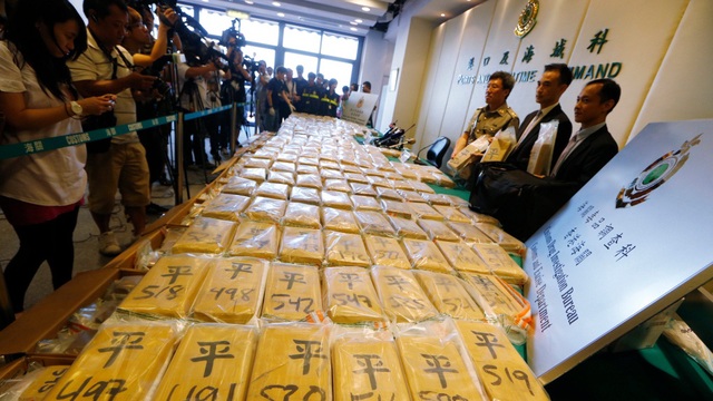 Hong Kong (Trung Quốc) thu giữ lượng cocaine kỷ lục lên tới 700kg - Ảnh 1.