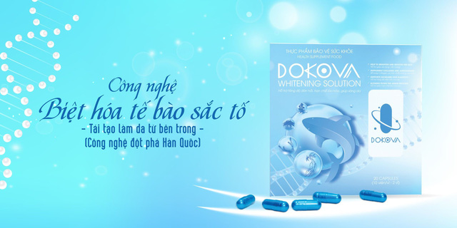 Dokova - Sự kết hợp giữa thành phần thiên nhiên và công nghệ trắng da Hàn Quốc - Ảnh 1.