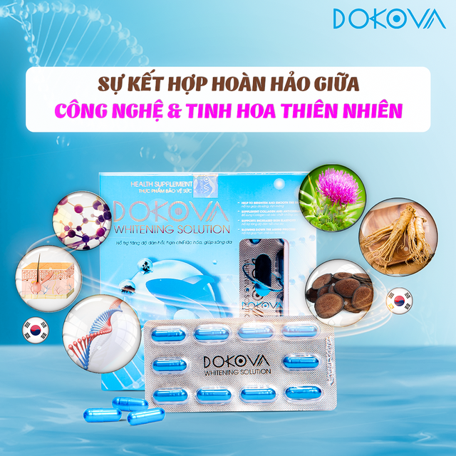 Dokova - Sự kết hợp giữa thành phần thiên nhiên và công nghệ trắng da Hàn Quốc - Ảnh 2.