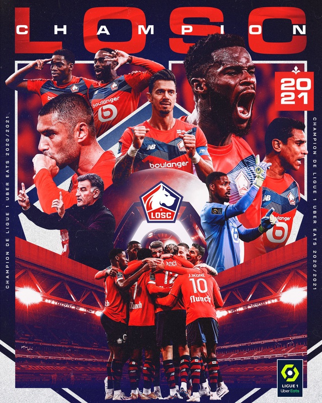 Ligue I mùa giải 2020/2021 khép lại: Lille phế truất ngôi vương của PSG - Ảnh 1.